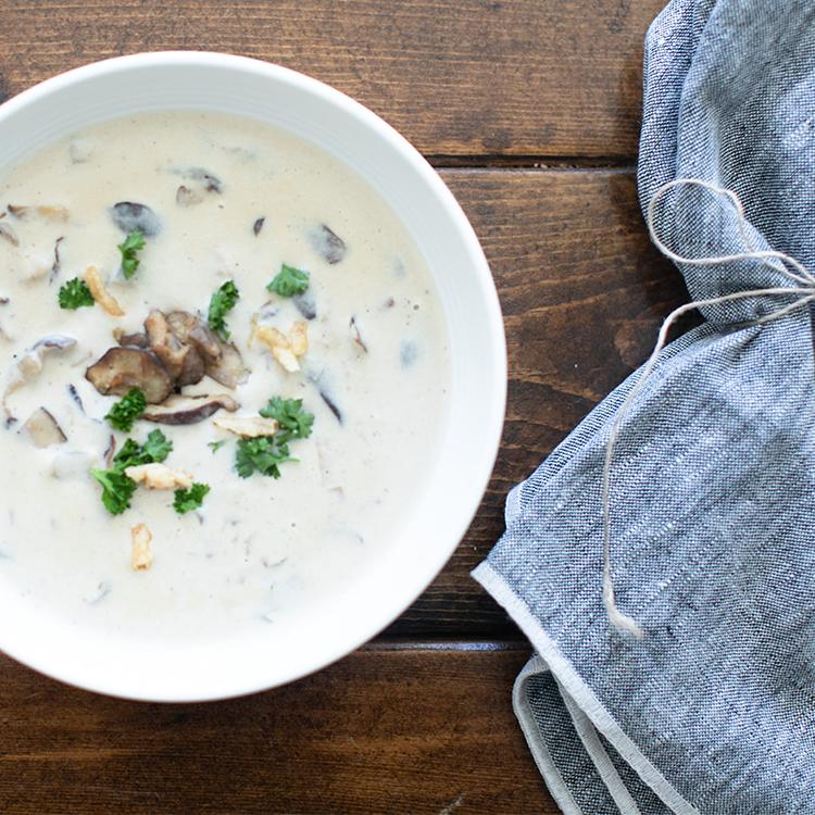 Creamy Shiitake Mushroom 汤